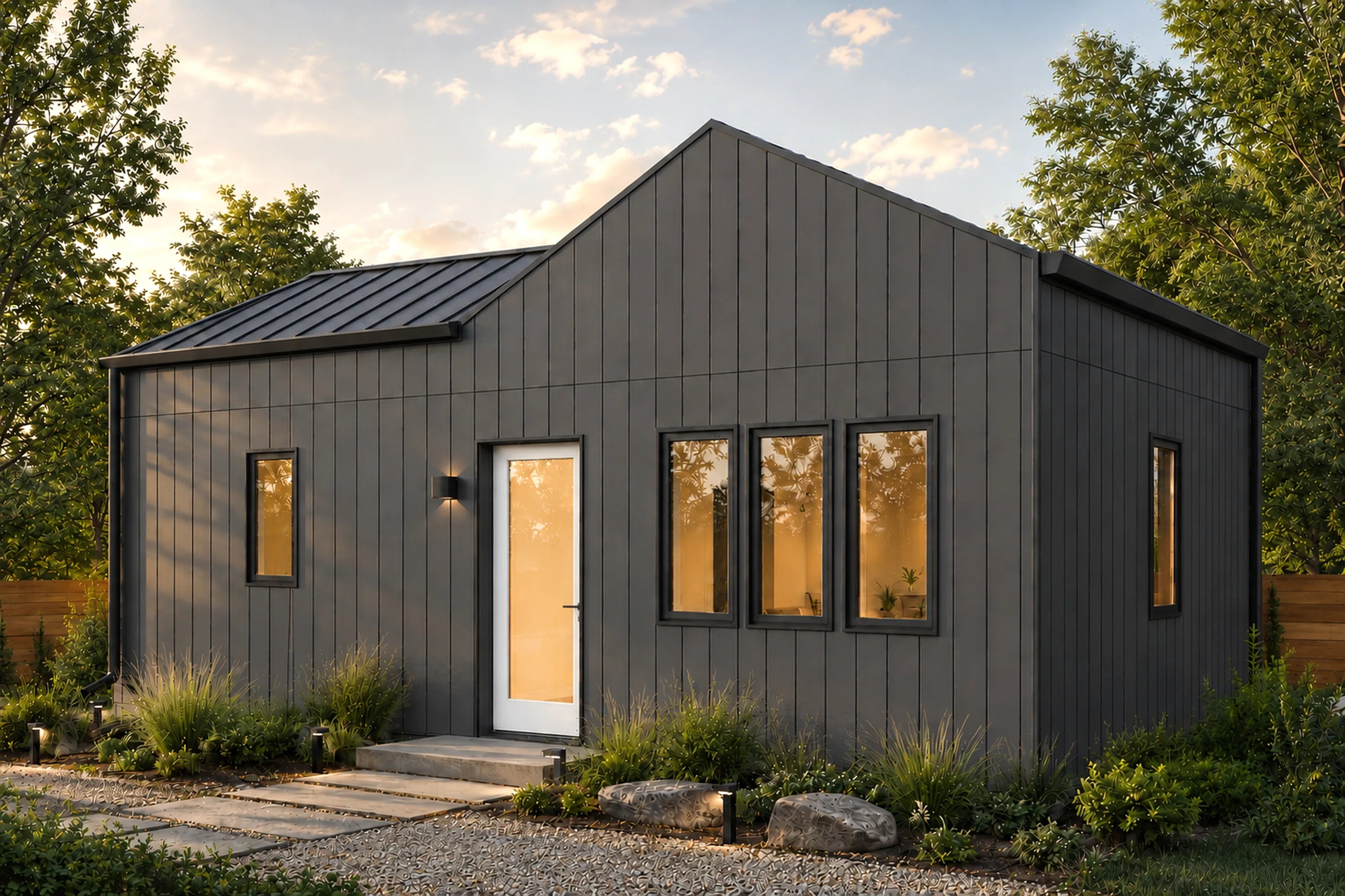 Modern Robinia 450 front exterior render