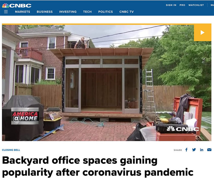 Studio Shed Featured on CNBC