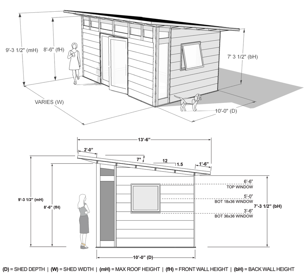 Backyard Office Shed | Backyard Guest House | Studio Shed