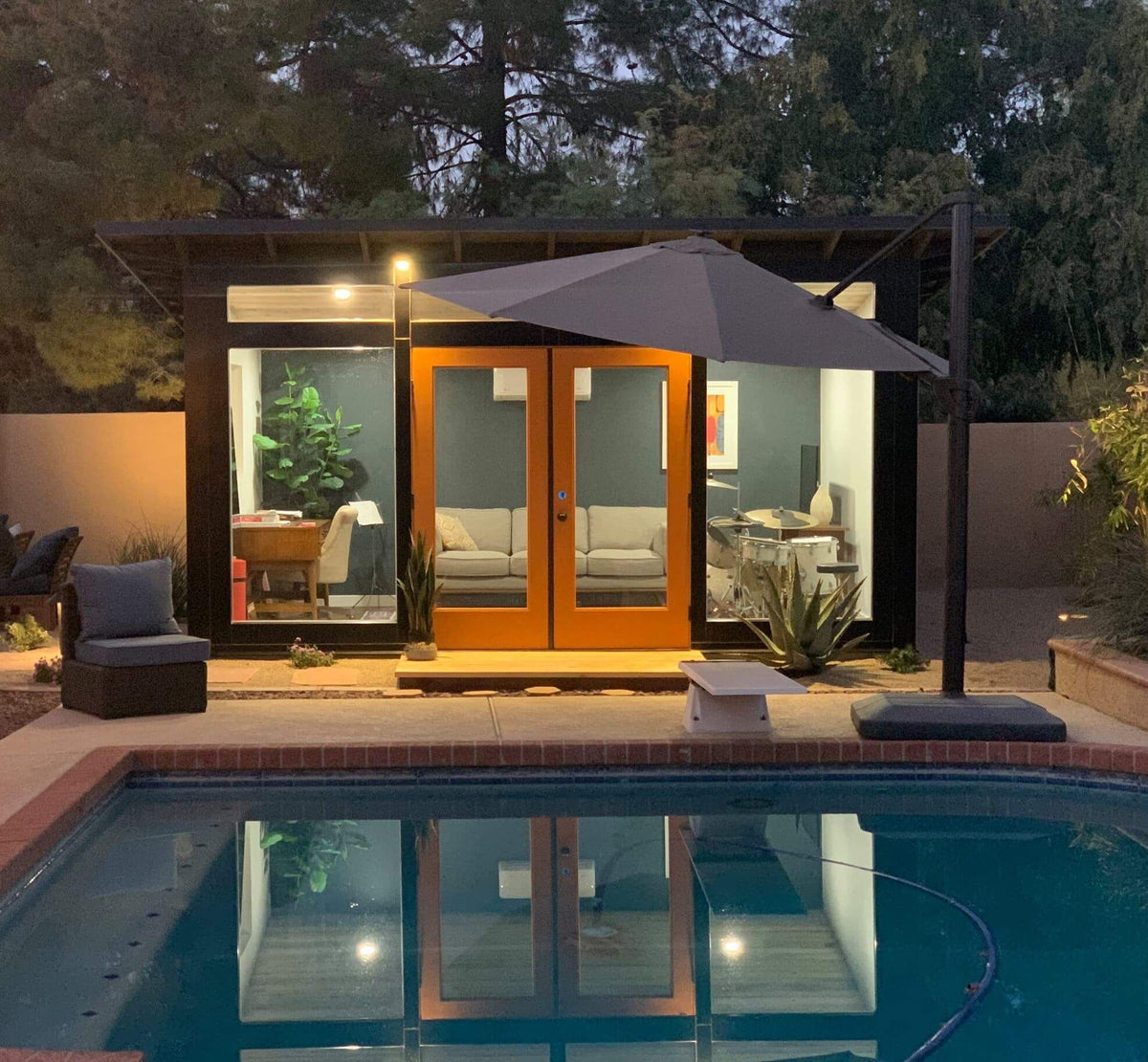 Prefabricated Pool Houses | Tiny Pool House ADU | Studio Home